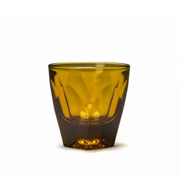 Hearth Set of 2 Espresso, 2.5oz (75ml), Double Wall Glass Amber