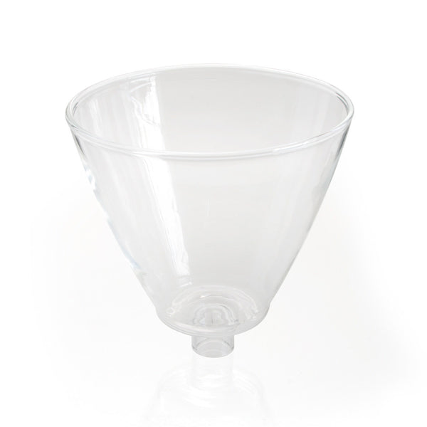 Yama Glass Silverton Coffee Tea with Stainless Cone Filter Clear