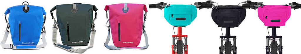 Rad bags waterproof, bicycle bags colorful, luggage carrier bags and handlebar bag bike small, fusster bag