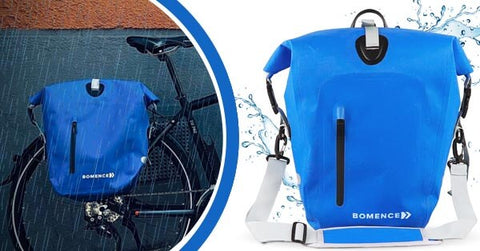 Wasserdichte Fahrradtasche blau für Fahrrad Gepäckträger