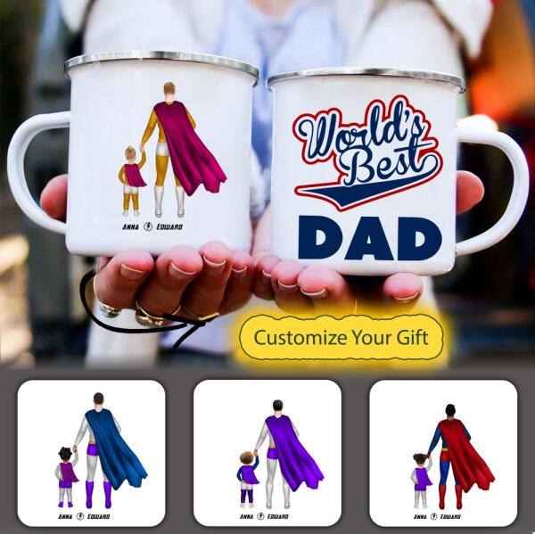 Personalized Dad Coffee Mugs - Birthday Gift For Father - Thoughtful Gifts For Dad