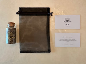 Black bag and card gift set - MEZSAL SALTS