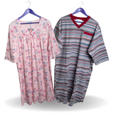Knit Adaptive Nightgown and Nightshirt - Geri Fashions