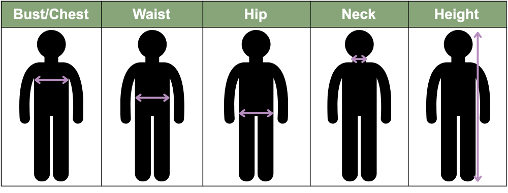 Geri Fashions - Measuring Guide