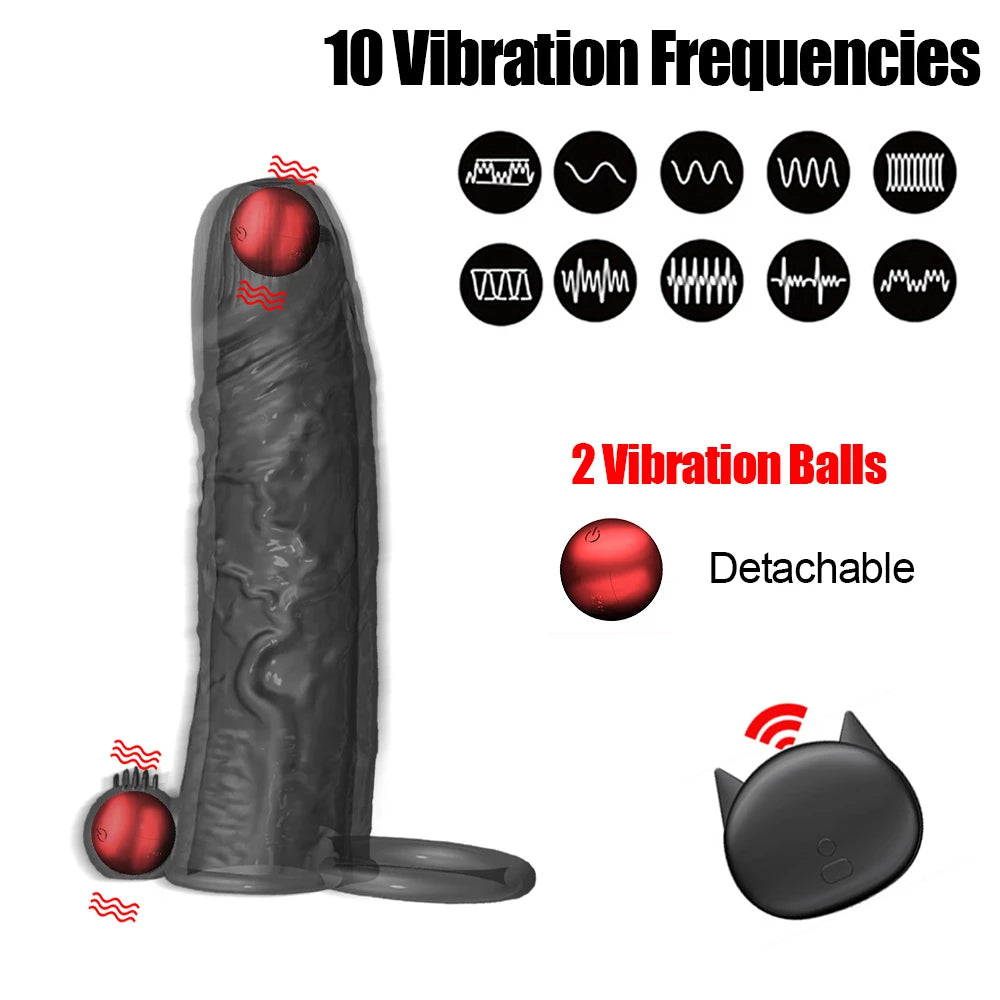 Fundas vibradoras para agrandar el pene