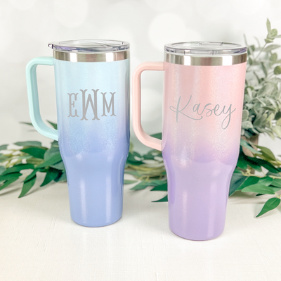 Personalized 40 oz Tumbler - Choice of Colors and Designs – Laser Life  Outdoors