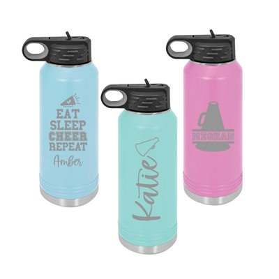 Train eat sleep repeat Water Bottle Tumbler 32 oz