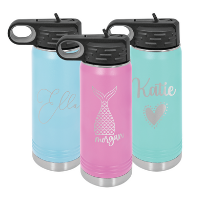 Sublimation Water Bottle with Snack storage/Dog bowl bottom * 32oz – Cheer  Haven LLC.
