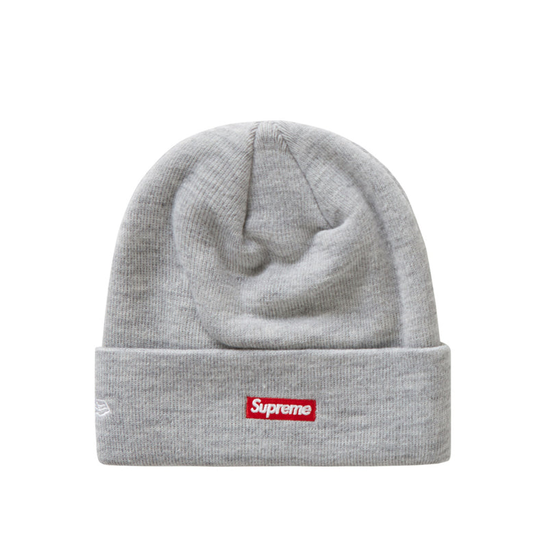 supreme new era beanie grey