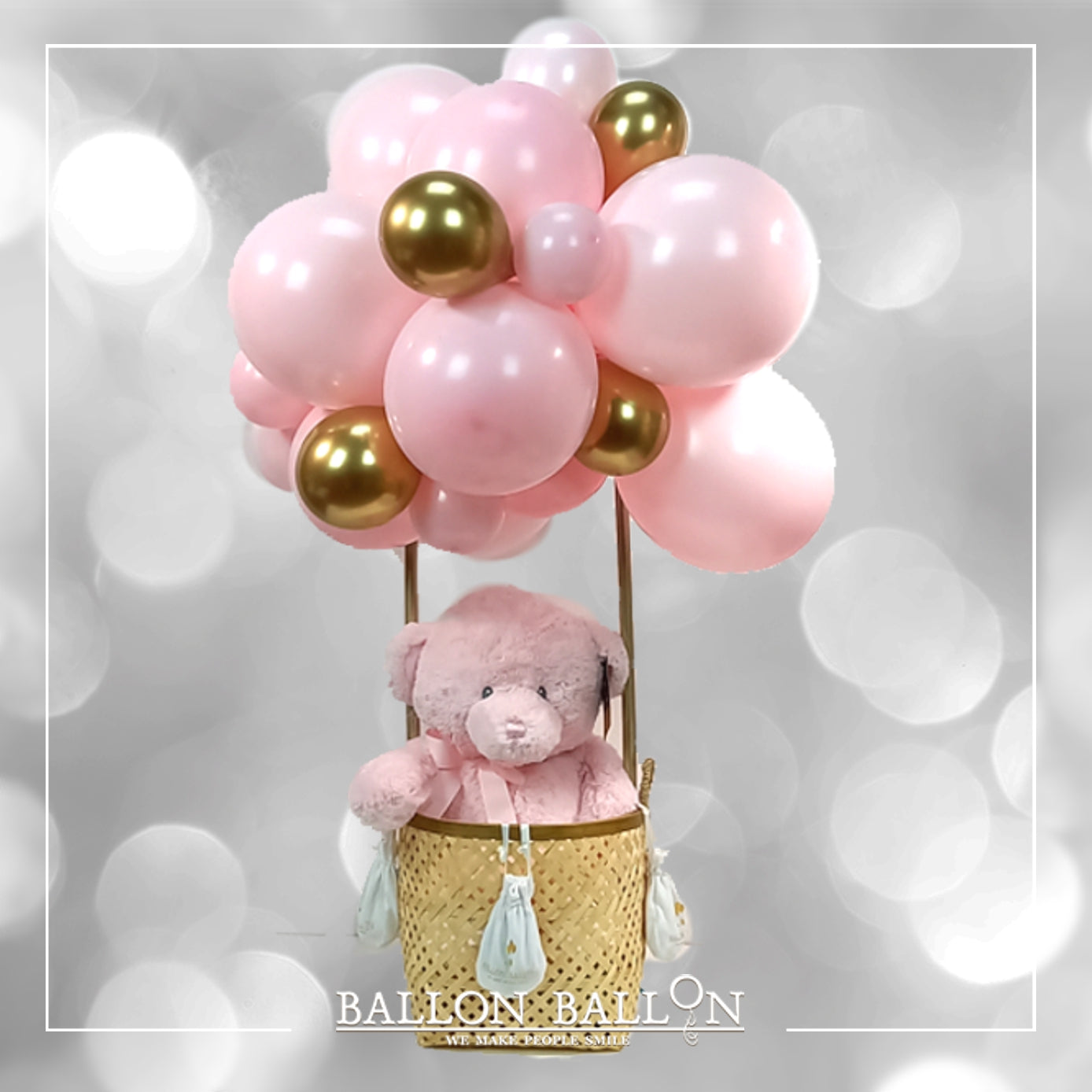 Ballon cadeau naissance fille