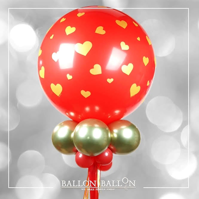 Montage ballon géant (King) Anniversaire noir et doré – BallonBallon  Brussels
