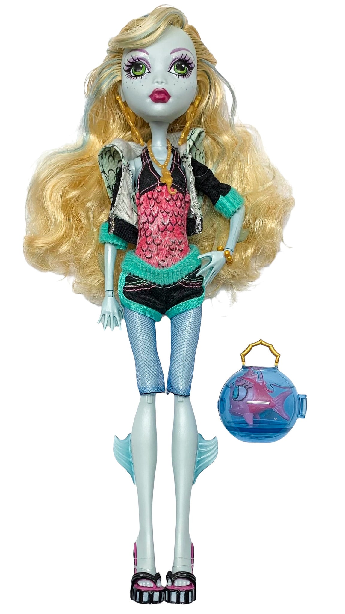 Monster High 1st Wave Original Lagoona Blue Doll With Outfit & Pet Nep –  The Serendipity Doll Boutique