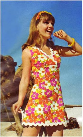 Floral Clothing Styles in 1960s