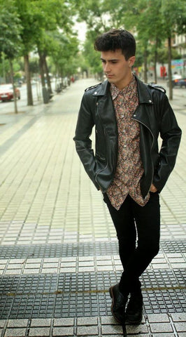 Floral printed shirt with jackets