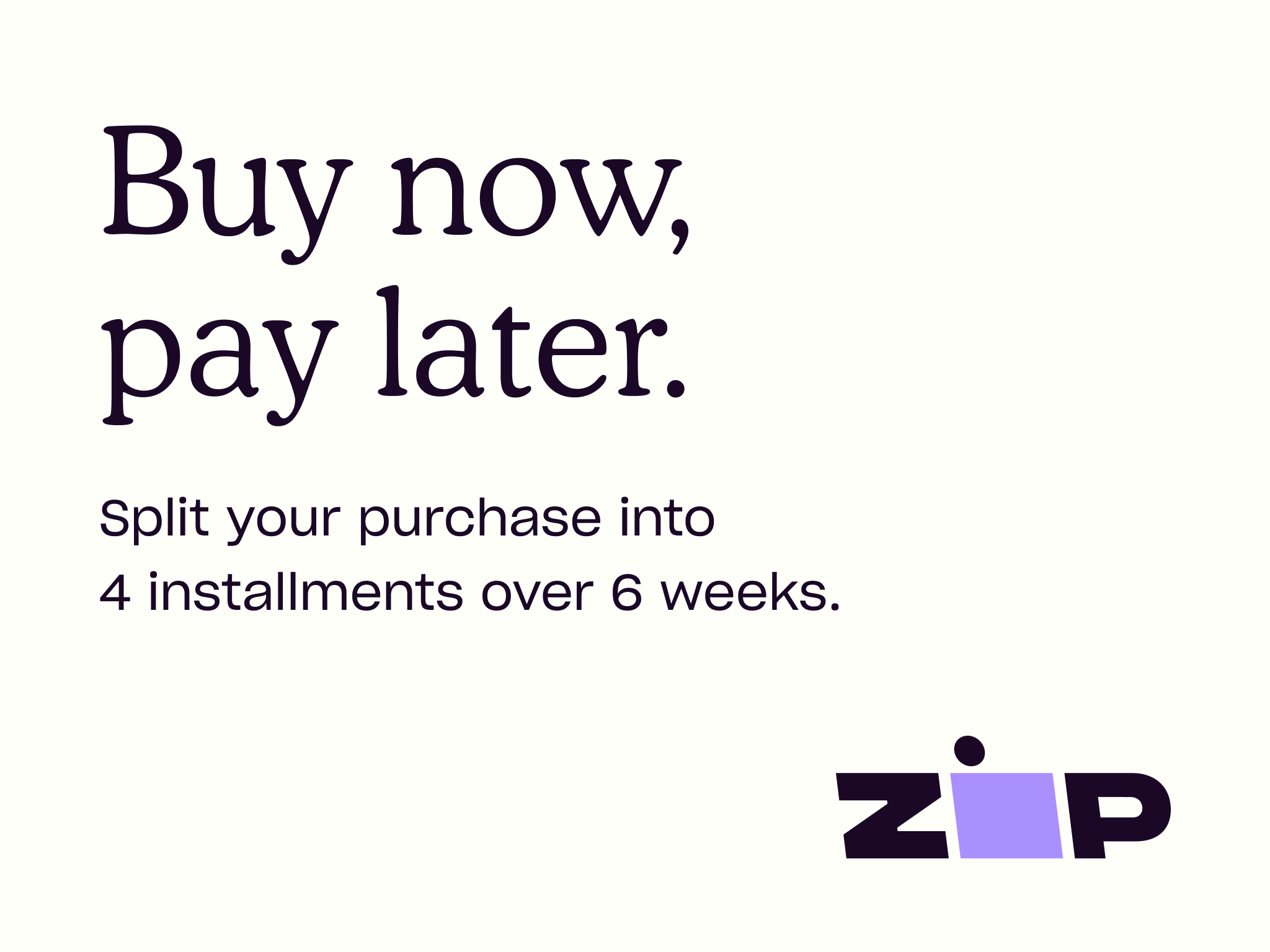 Zip (formerly Quadpay) at Nourish Clean Beauty - Buy Now, Pay Later –  Nou-rish