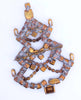 Bijoux MG AB Christmas Tree Pin, Rhinestone Brooch - Vintage Lane Jewelry