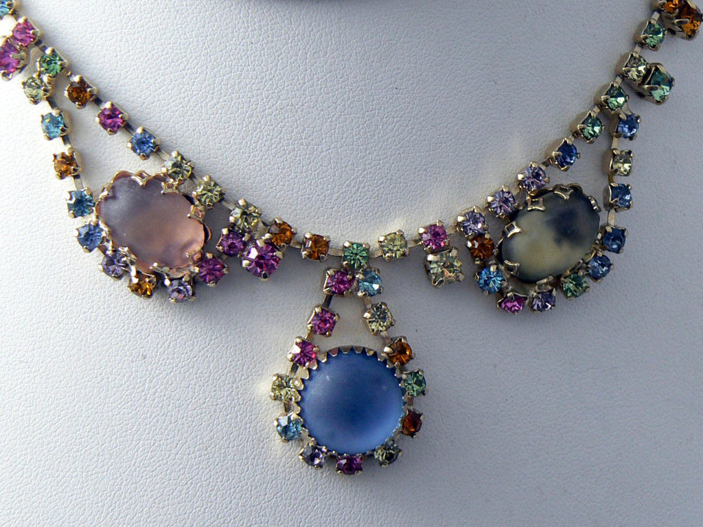 Home / necklace / Juliana Style Soft Pastel Rhinestone Necklace