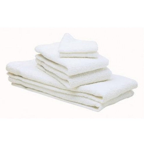 Coronet Luxury White 27x50 Cotton Bath Towel Dobby Border