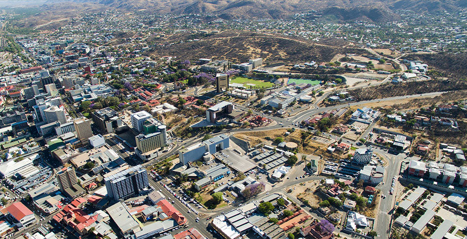 Ciudad de Windhoek, capital de Namibia