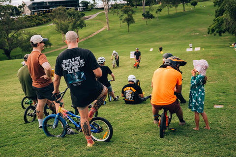Bellmott Mini Bike Classic, BMX Bikes and coffee at Brisbane, park