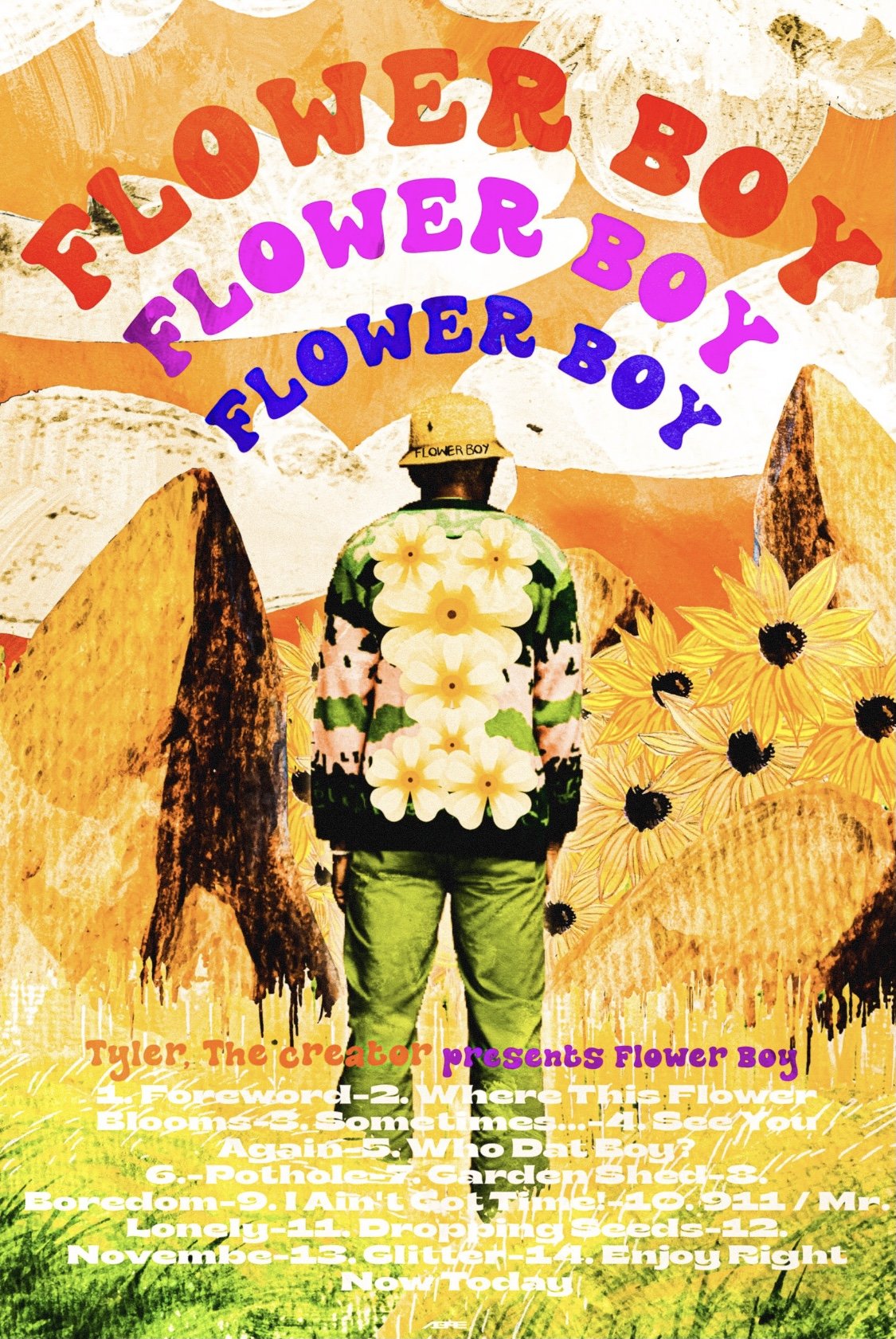 tyler the creator flower boy artwork