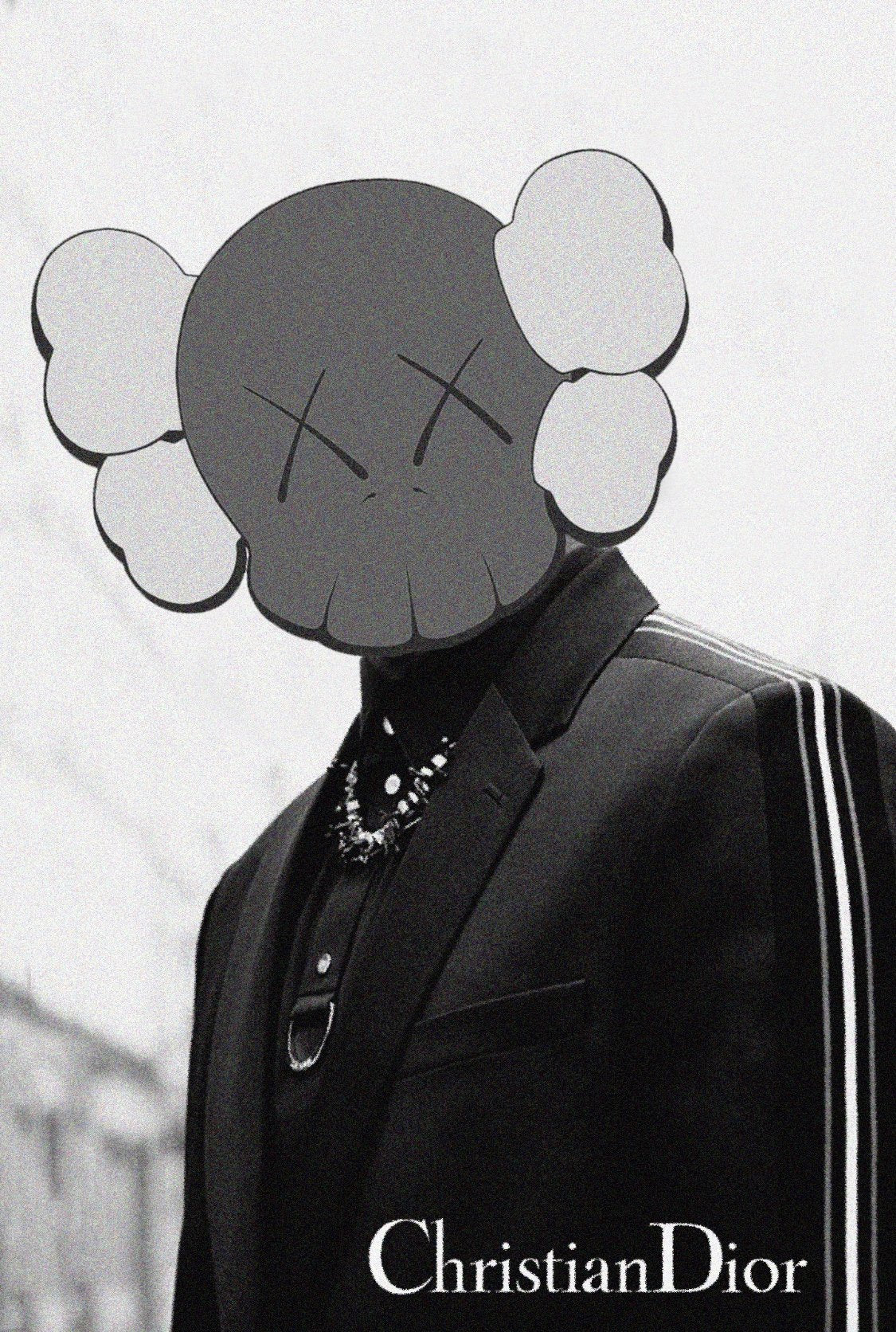 christian dior x kaws