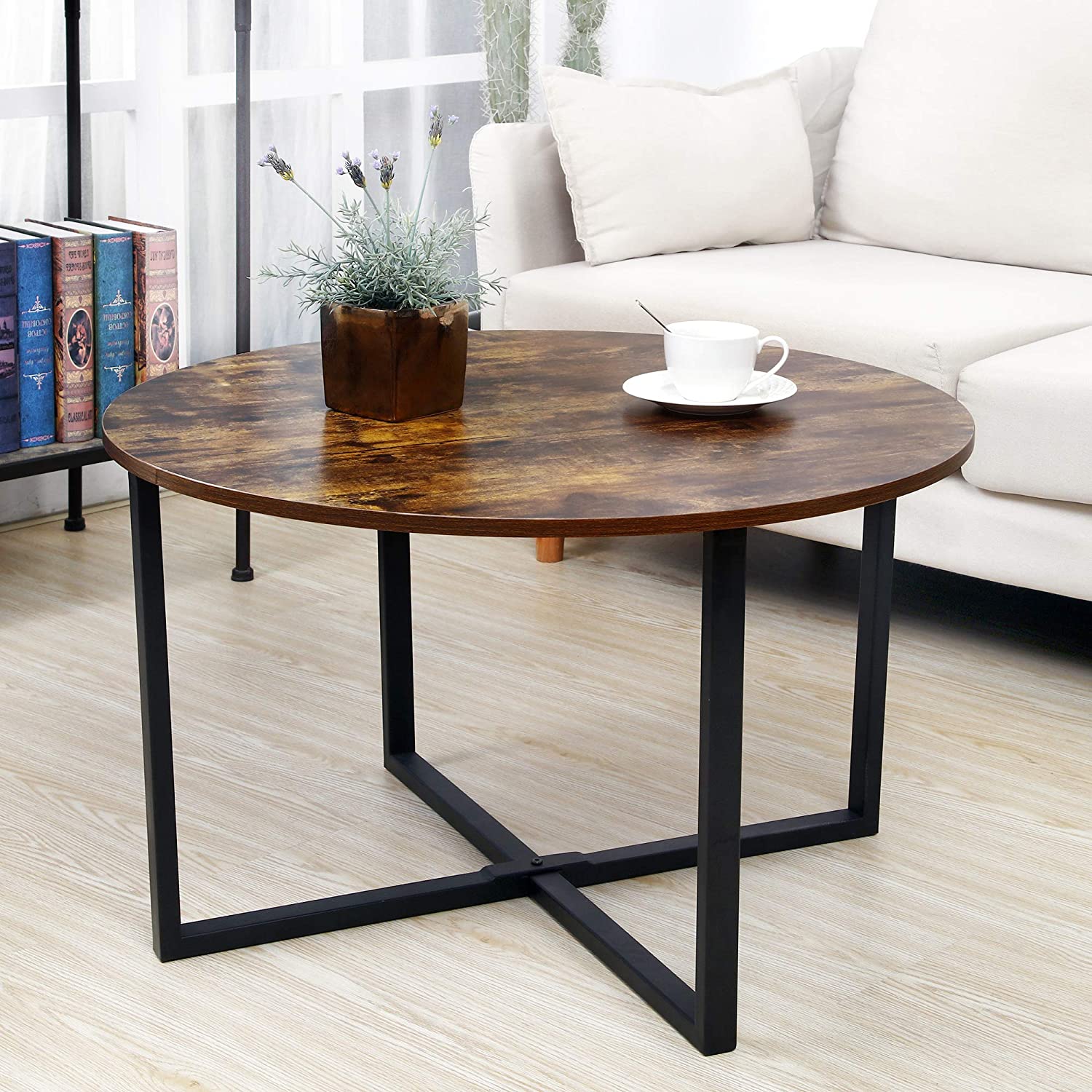 IDEALHOUSE 80cm Round Coffee Table – idealhousevip