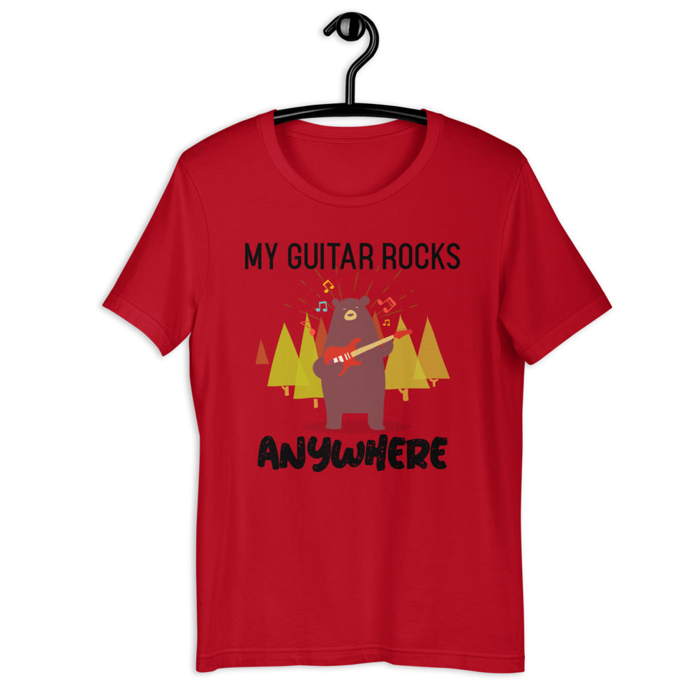 My Guitar Rocks Anywhere - Guitarist T-Shirt