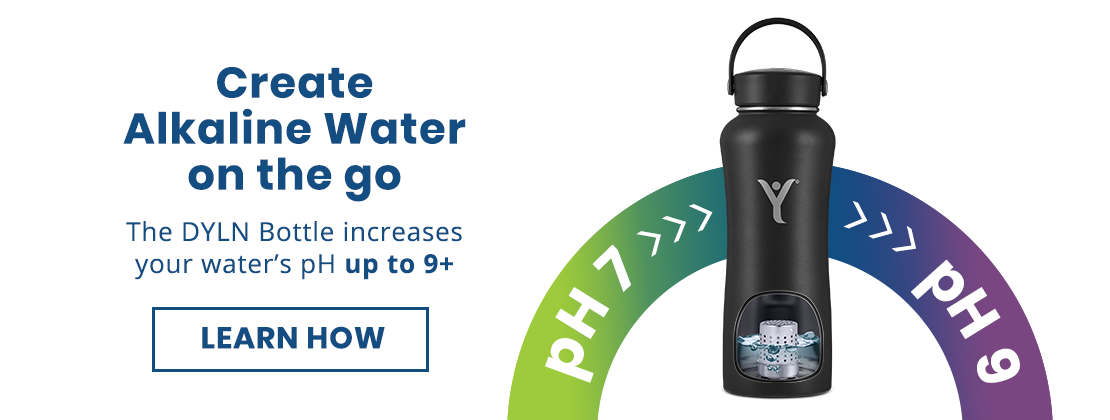 Create Alkaline Water On The Go with DYLN Bottle