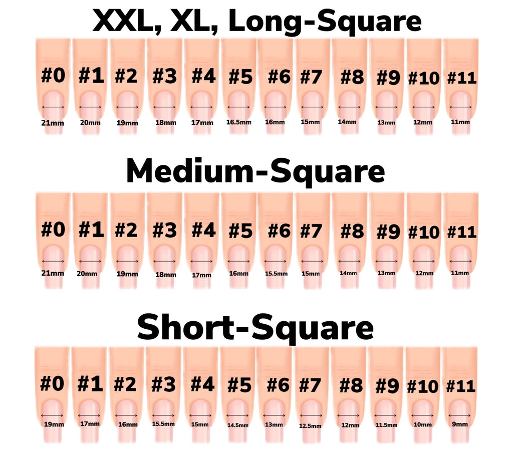 Nail Sizing Chart Template