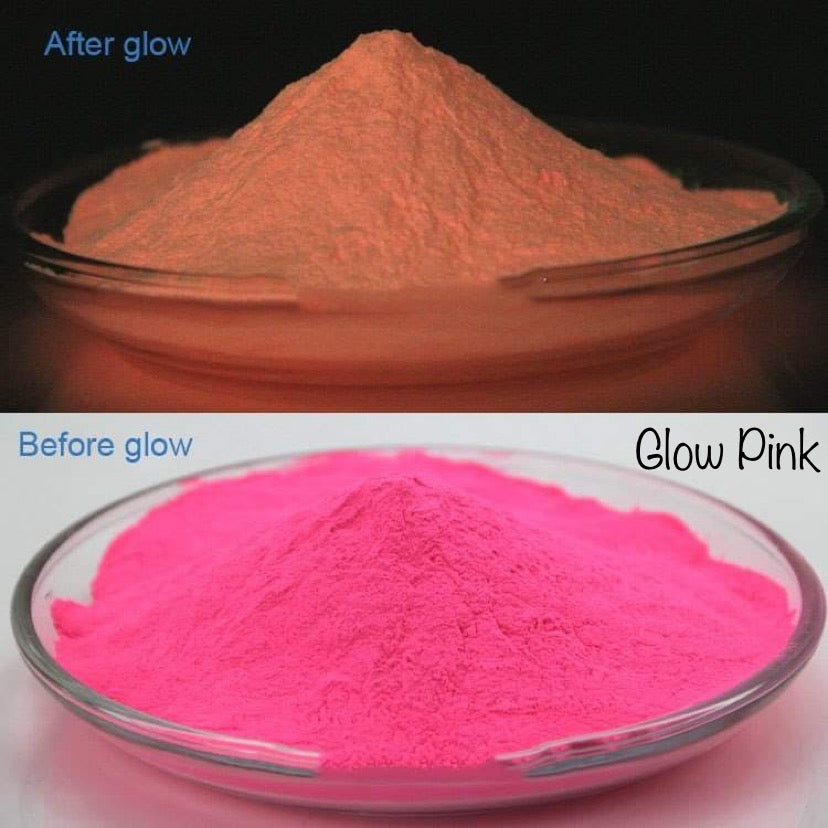 White to Pink Glow Powder