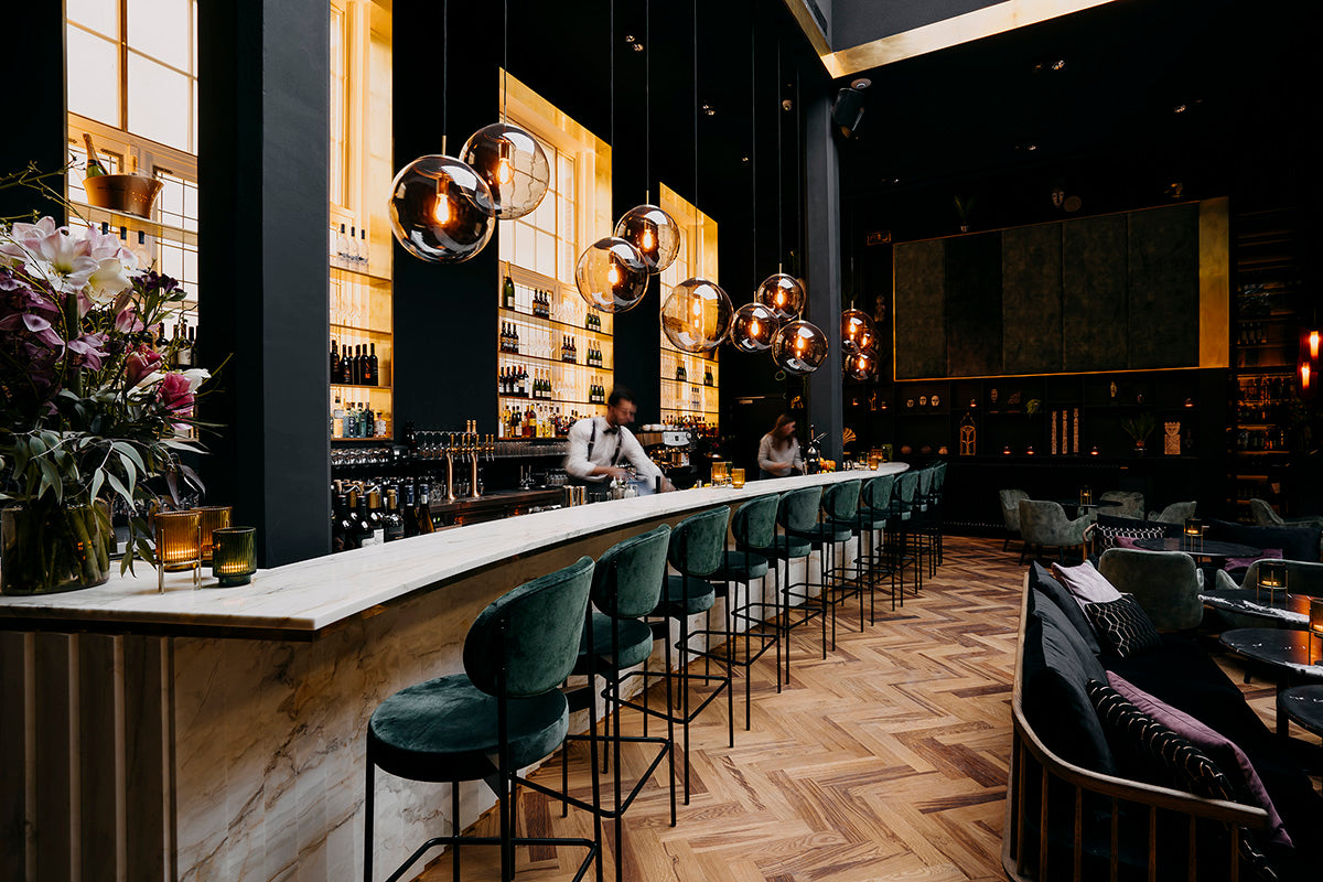 series 430 bar stool for restaurant fiera – verpan denmark