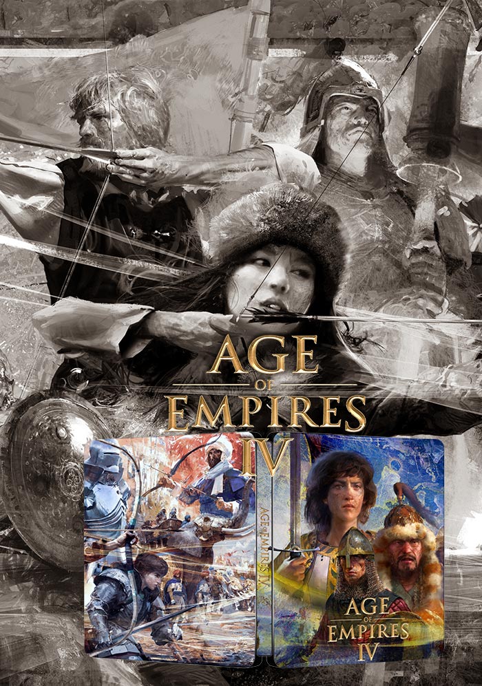 Age of Empires IV AOE4 Anniversary Edition Steelbook FantasyBox Artwork