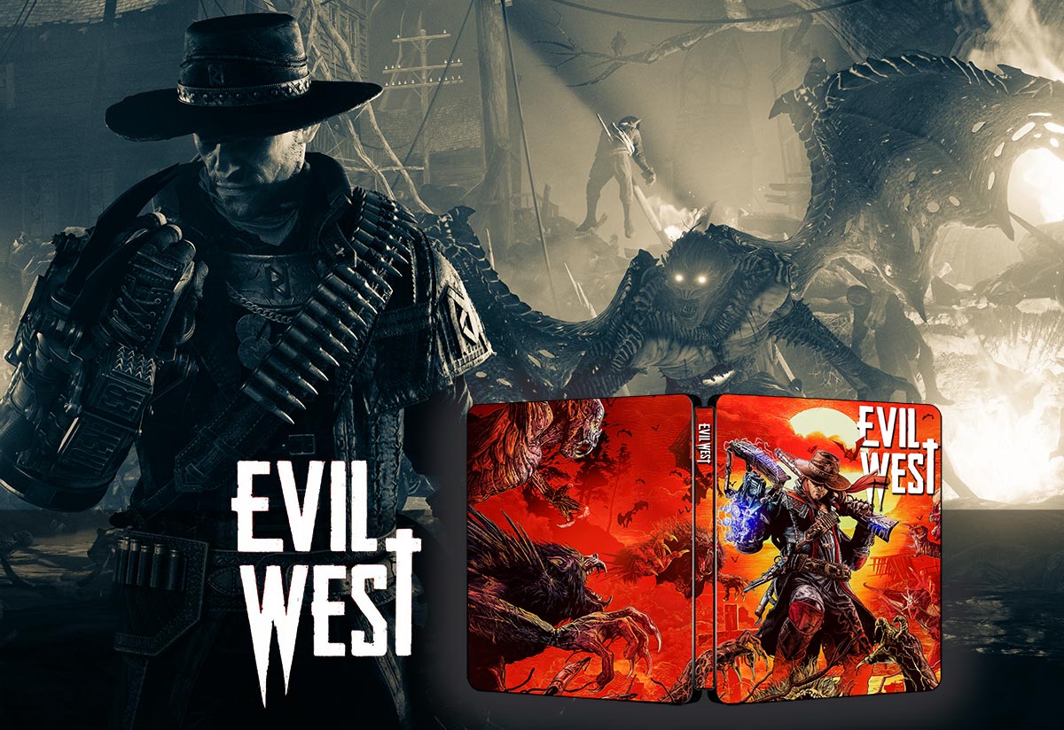 Evil West Custom Made Steelbook Case Only for Ps4/ps5/xbox no Game New and  Sealed 