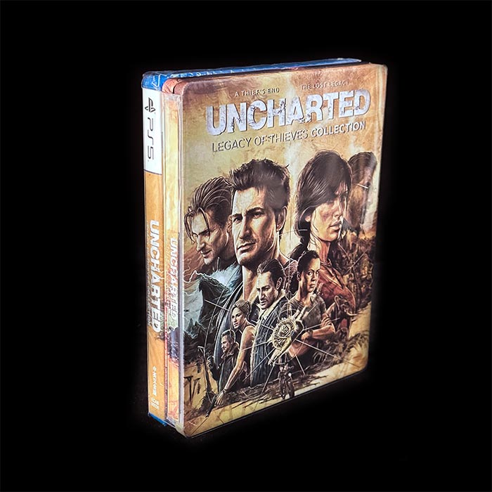 FantasyBox Special Steelbook Edition Uncharted legarcy collection With Game and FantasySafer