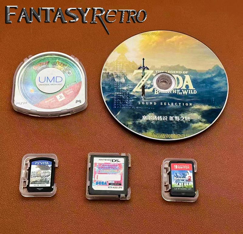 FantasyRetro All platforms compatible accessories for PS4 PS5 PSP PSV NDS 3DS NGC NS CD DVD BLURAY Disk