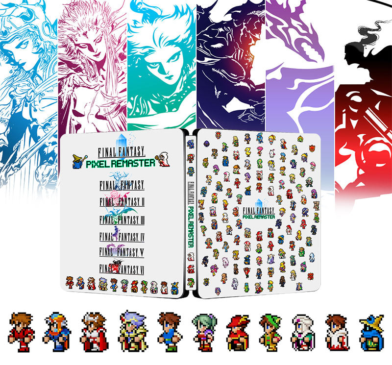 Final Fantasy Pixel Remaster Edition Steelbook FantasyBox Artwork