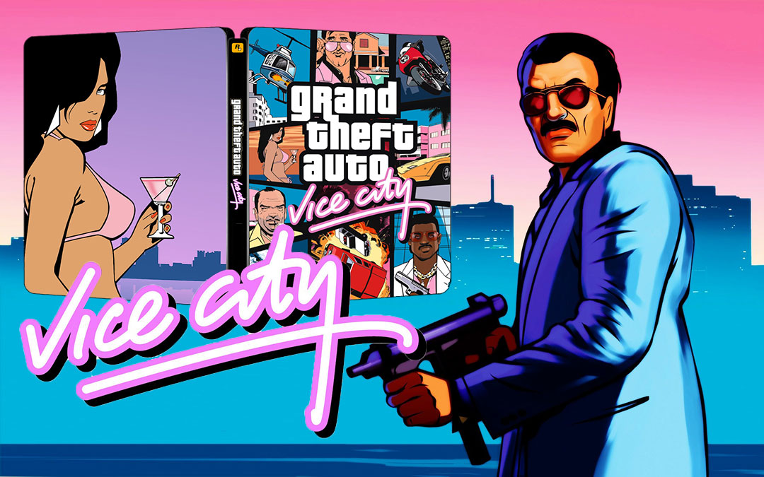 Grand Theft Auto Vice City GTA VC ROCKSTAR Edition Steelbook FantasyBox
