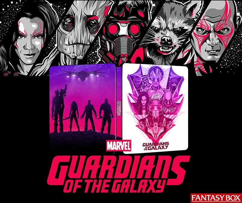 Guardians of the Galaxy Steelbook FantasyBox artwork