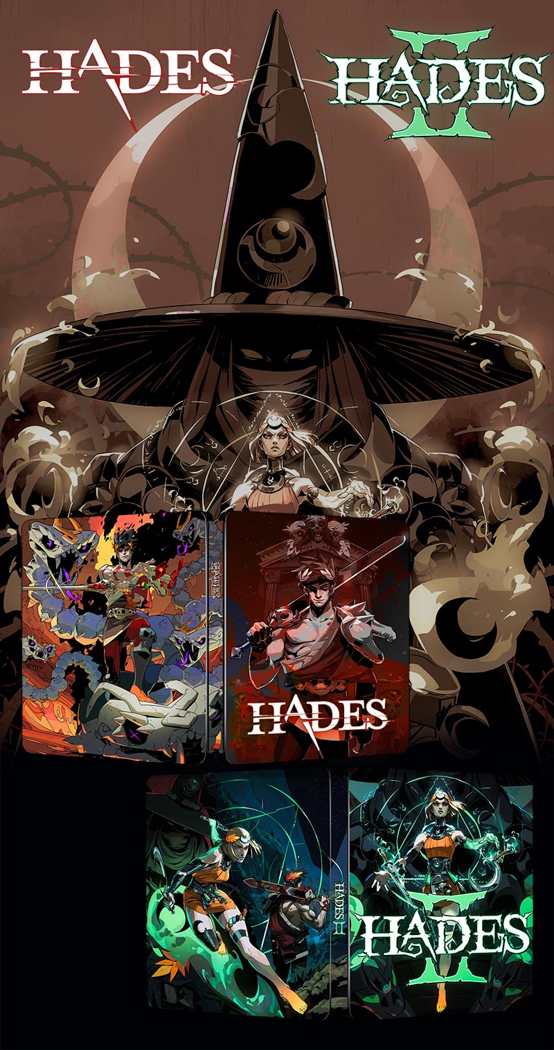 Hades I & II Immortal Prince & Princess Bundle Steelbook FantasyBox