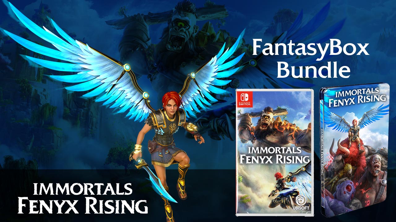 Immortals Fenyx Rising FantasyBox Bundle incl Game and Steelbook for Nintendo Swith