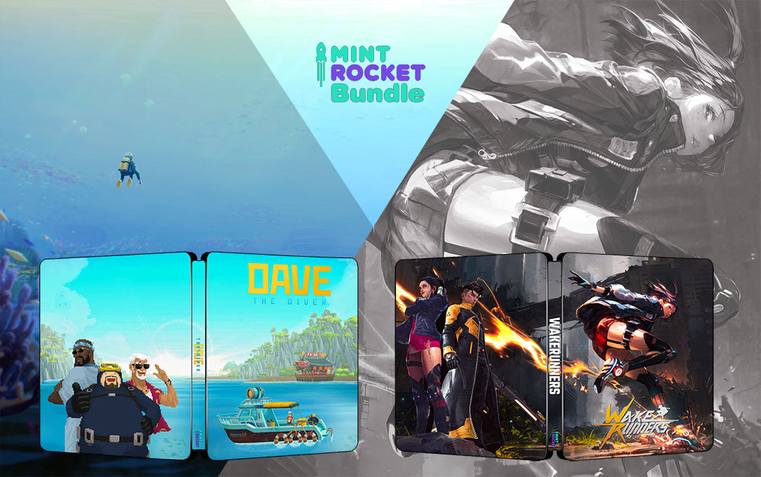 Dave The Diver & Wakerunners - Mint Rocket Bundle Steelbook FantasyBox Artwork