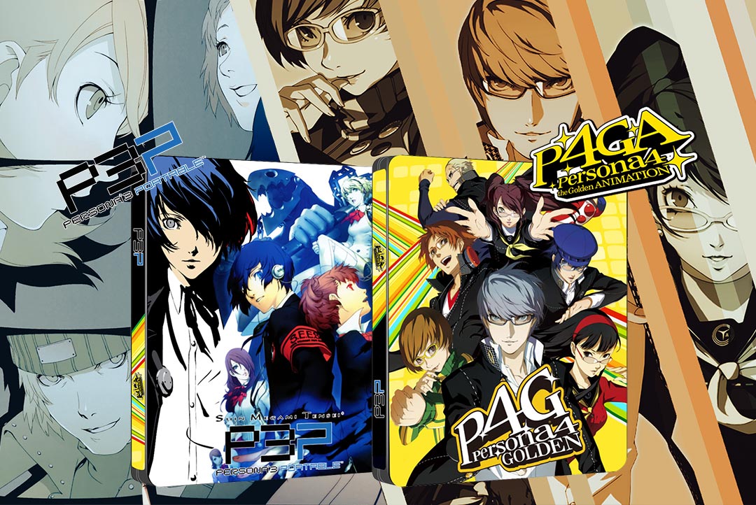 Persona 3 Portable P3P and Persona 4 Golden P4G Duo Edition Steelbook | FantasyBox
