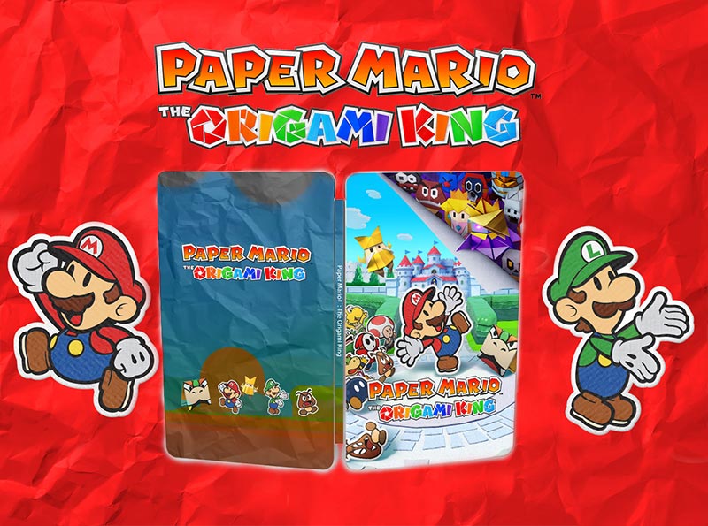 Paper Mario The Origami King V2 for Nintendo Switch Steelbook | FantasyBox