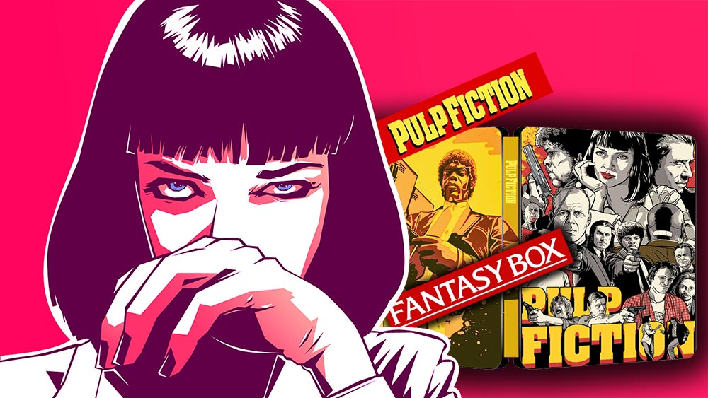 Quentin‘s Pulp Fiction Steelbook Fantasybox artwork