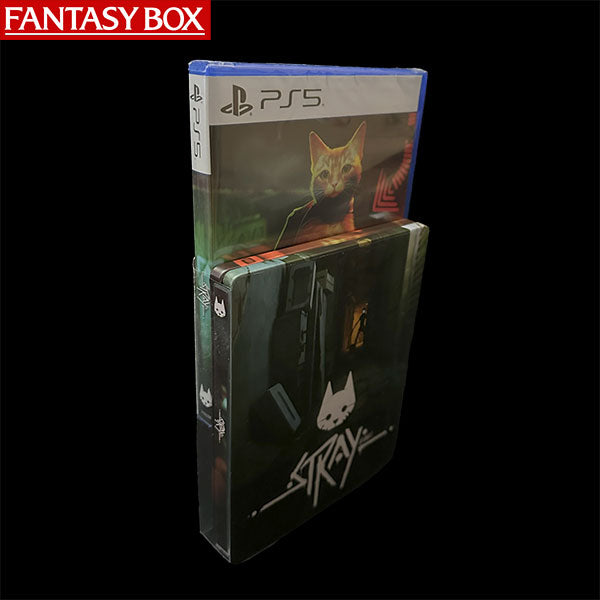 Stray PS5 Game & Steelbook Bundle | Fantasybox