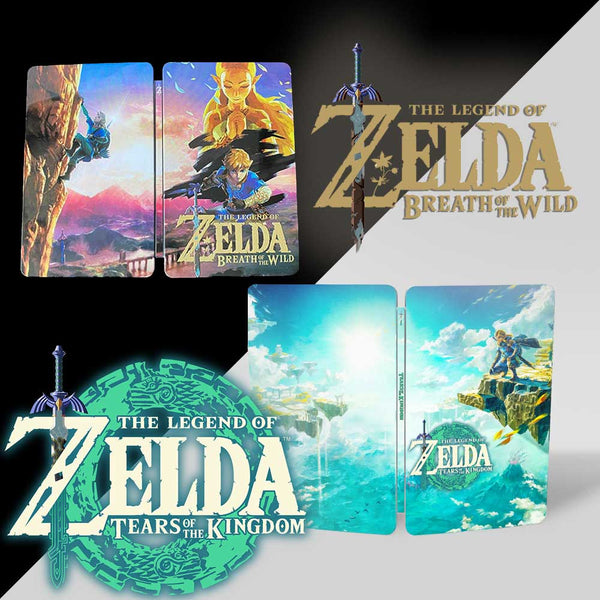 The Legend of Zelda Switch Steelbooks Bundle Tears of the Kingdom + Breath Of The Wild  FantasyBox