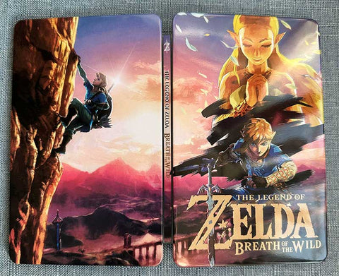 The Legend of Zelda Switch Steelbooks Bundle: Tears of the Kingdom + Breath Of The Wild | FantasyBox