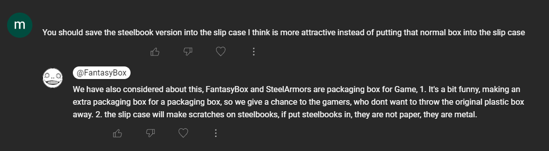 Q&A about SteelArmors & FantasyBox