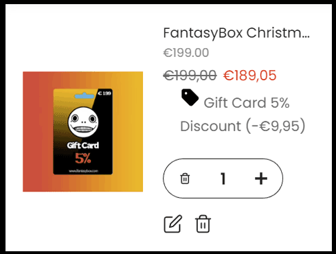 Buy a gift card fantasybox